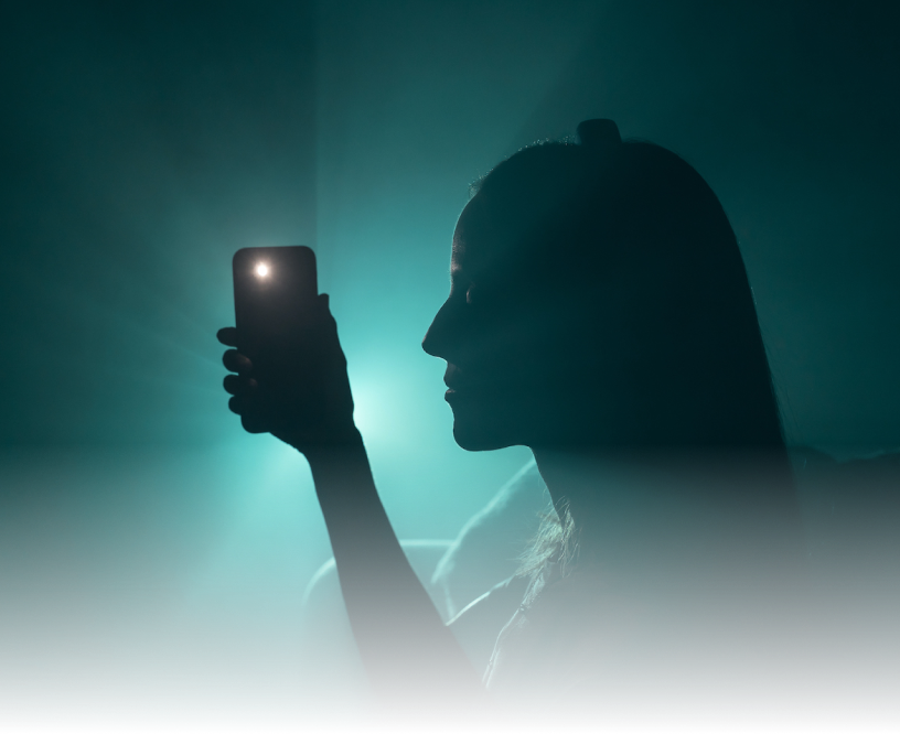 Illustration of the experience whilst using Lumenate